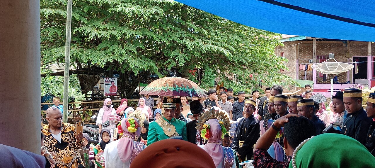 A traditional Bugis wedding