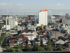 The modern city of Makassar in South Sulawesi
