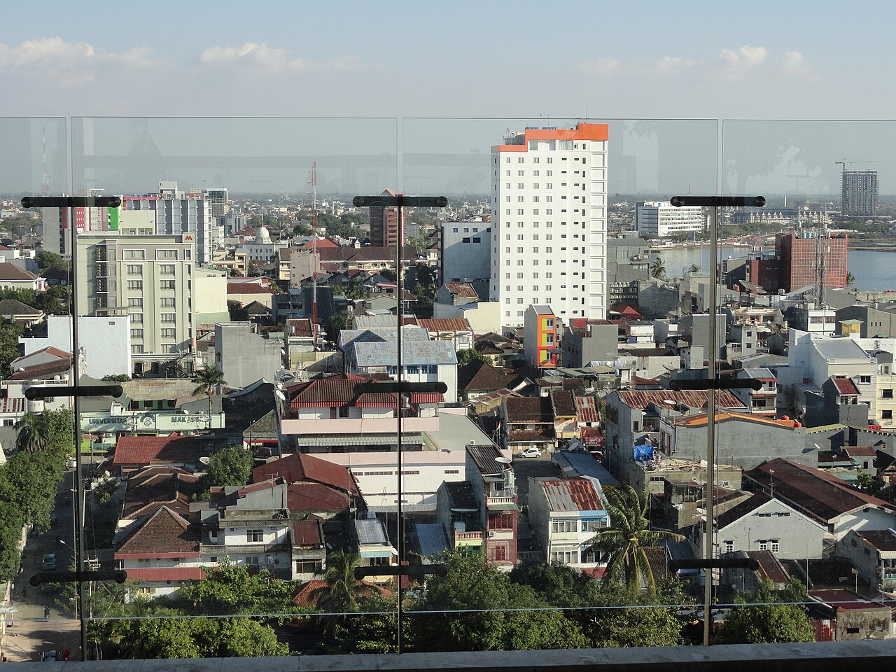 The modern city of Makassar in South Sulawesi