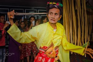 The maggiri trance dance performed by a bissu priest