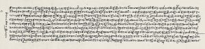 A Telugu-era manuscript; the Chenchu speak a form of Telugu