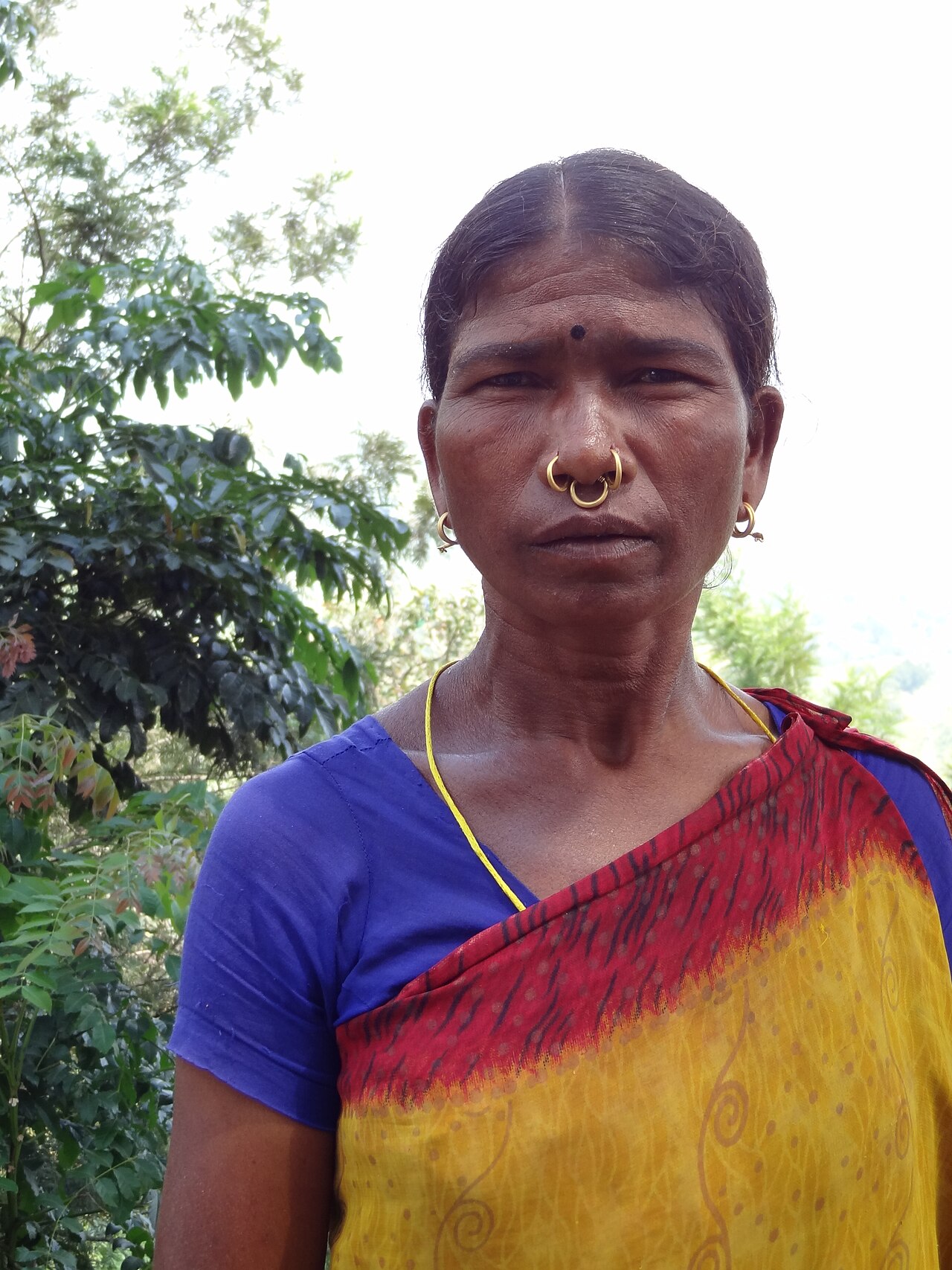 A tribal woman of the forest country of Andhra Pradesh