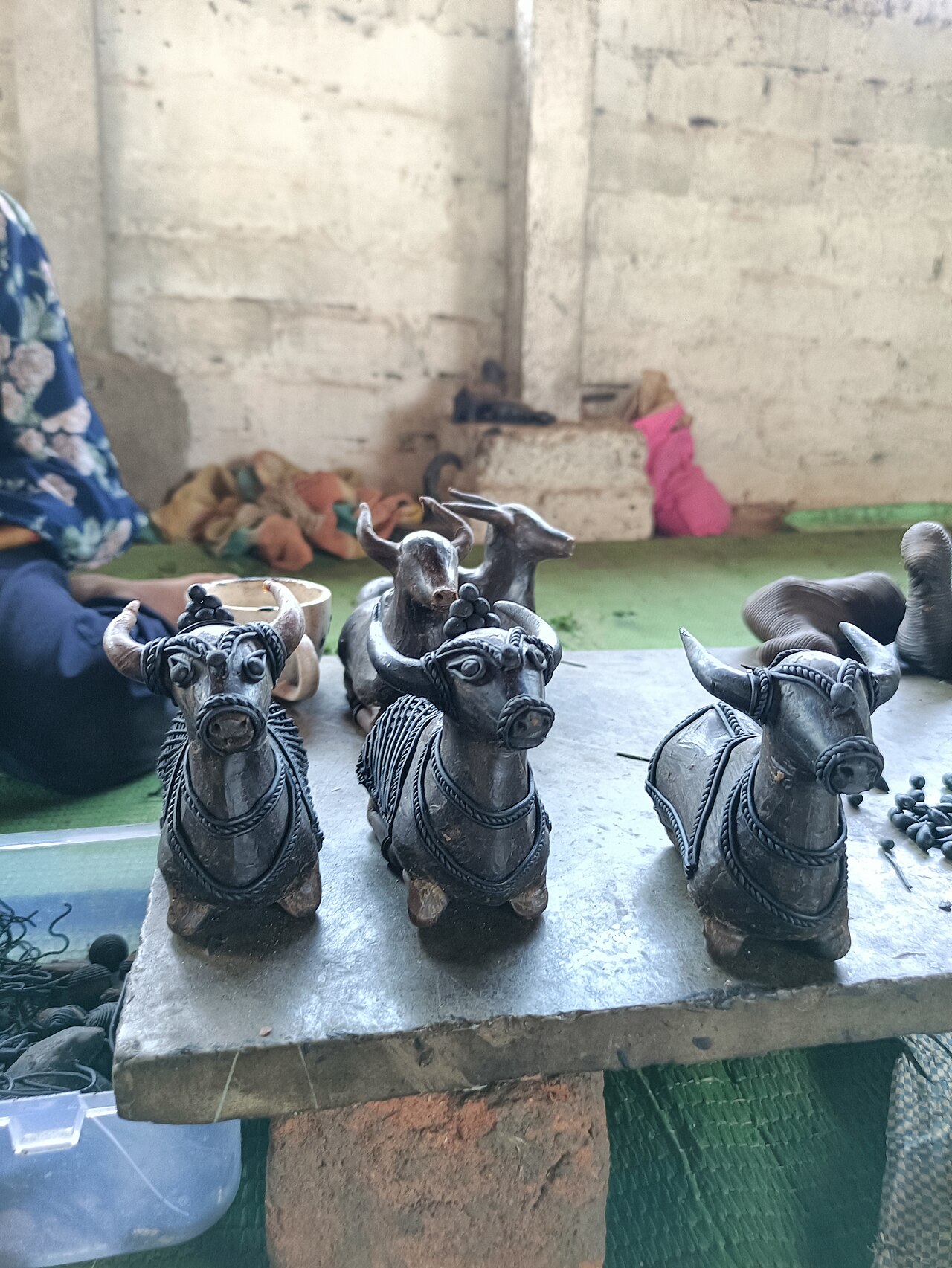 The lost-wax process of Dhokra (bell-metal) craft of Chhattisgarh