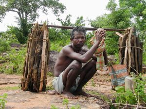 A tribal inhabitant of the Bastar forests, part of Chhattisgarh's ancient population