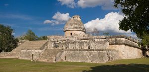 El Caracol, the round observatory whose windows align with the movements of Venus
