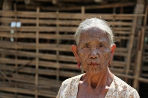 A Chin woman of the western hills