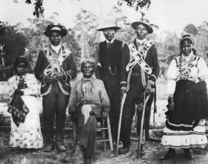 A group of Choctaw people, one of the great nations of the American Southeast.
