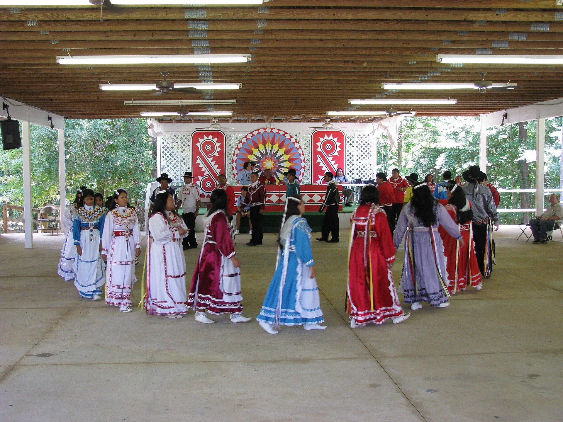 Dancers at the Choctaw Nation fair.