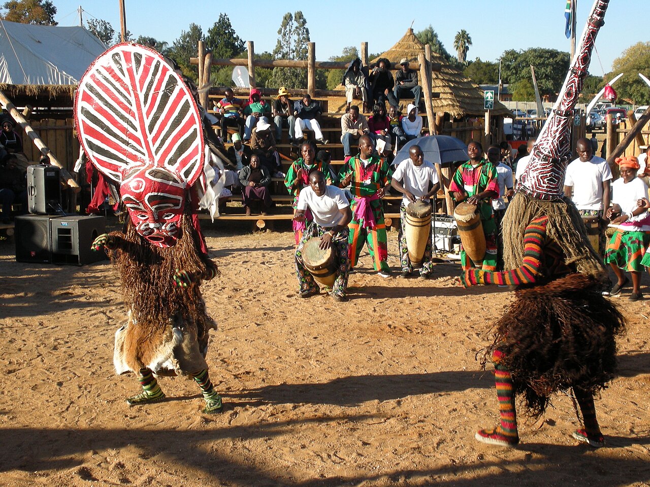 Makishi dancers