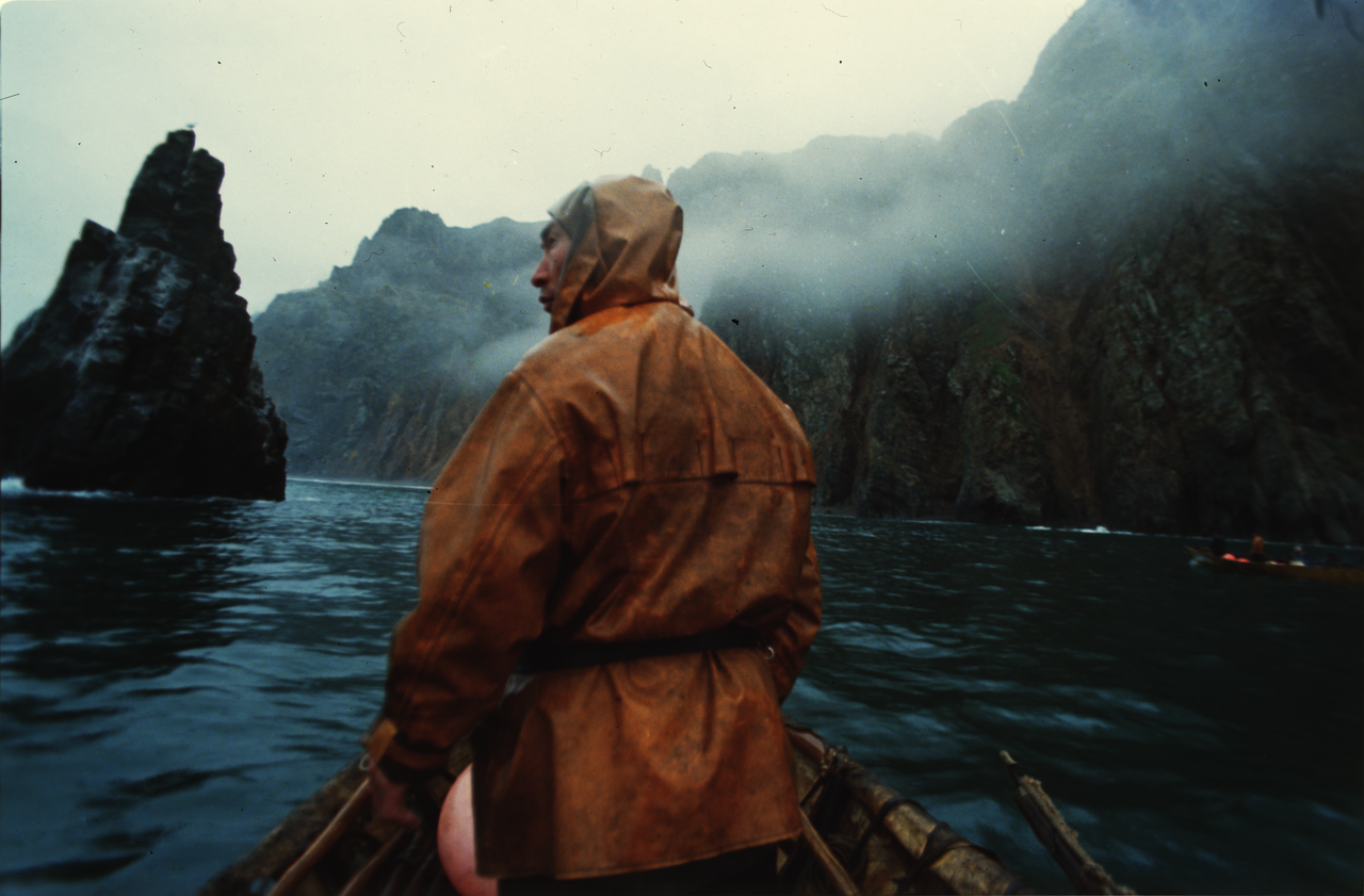 Chukchi hunters of the walrus, a mainstay of the coastal people