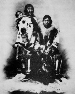 A Chukchi family in an old photograph