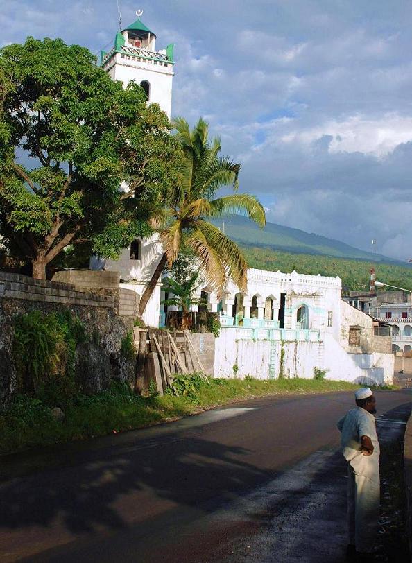 A mosque in Moroni; the Comorians are almost entirely Sunni Muslim.