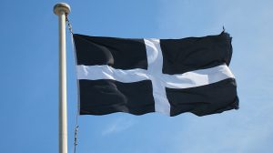 The flag of Cornwall