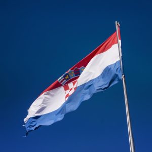 The Croatian flag