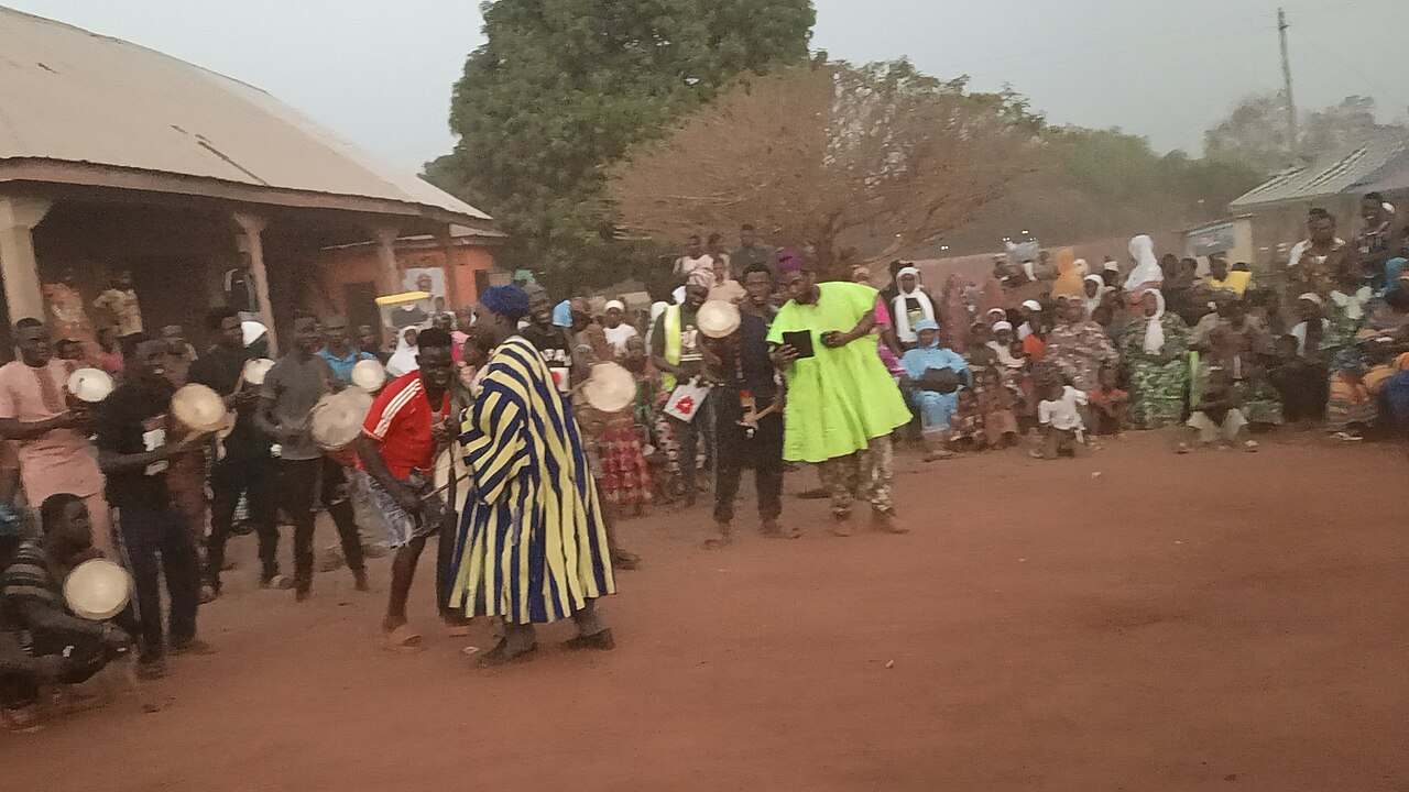 The Naɣbiɛgu dance, one of the celebrated dances of the Dagomba.