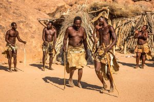 A Damara traditional dance.