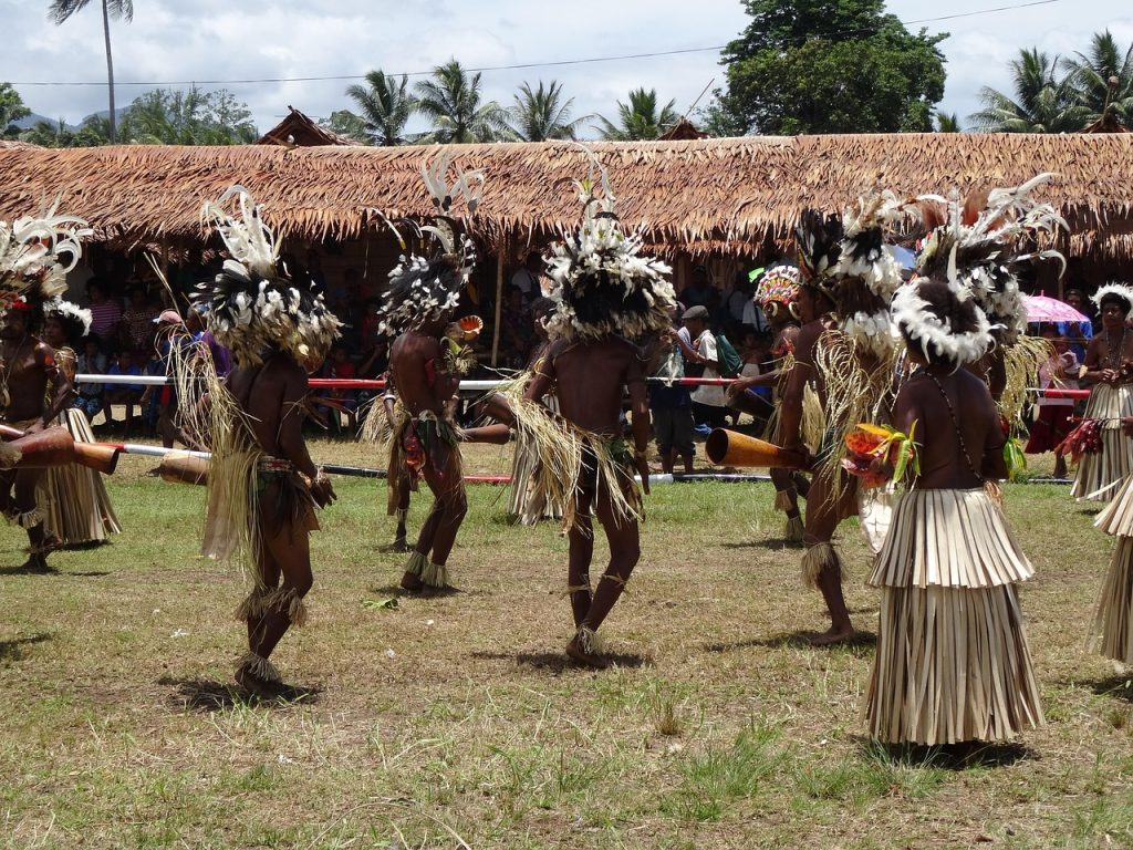 Papuan Ceremonial Celebration