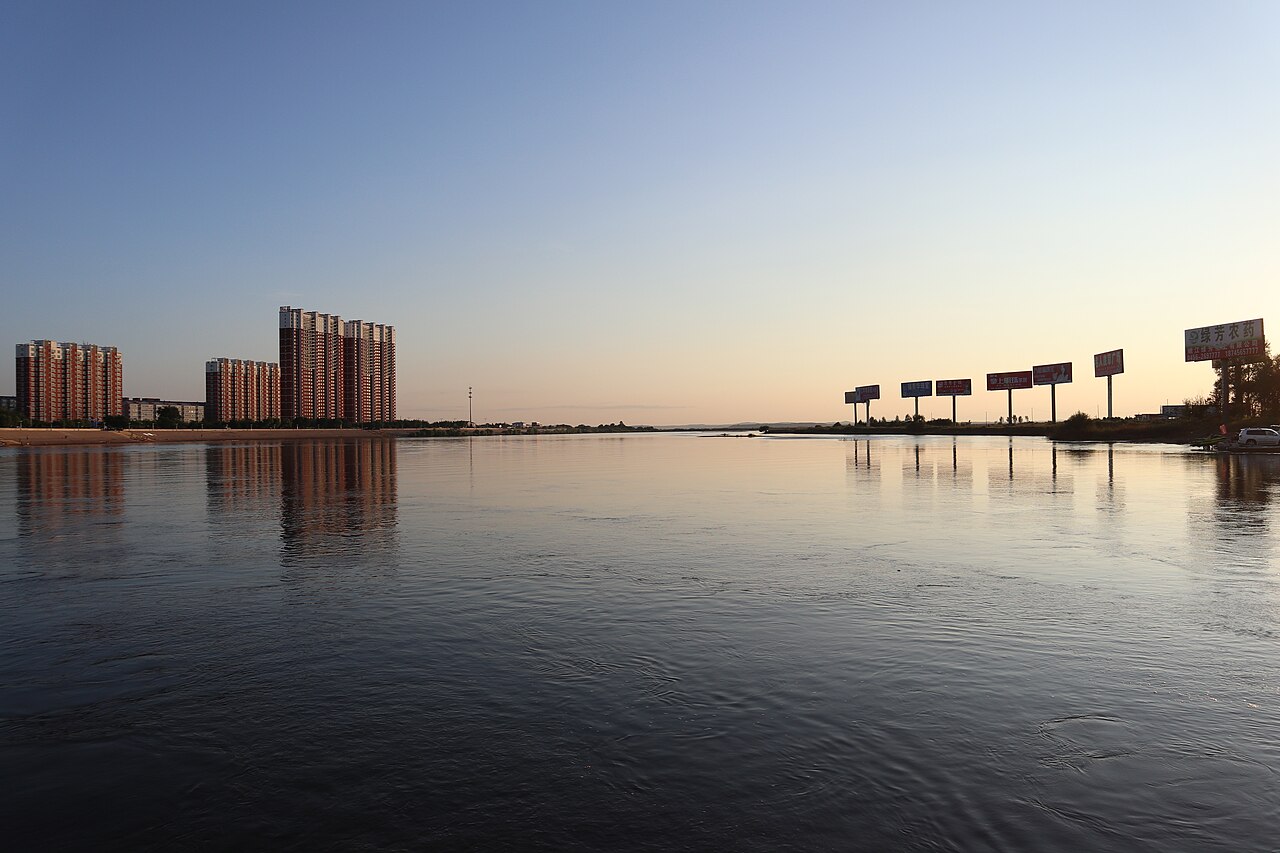The Nen river in the Daur homeland