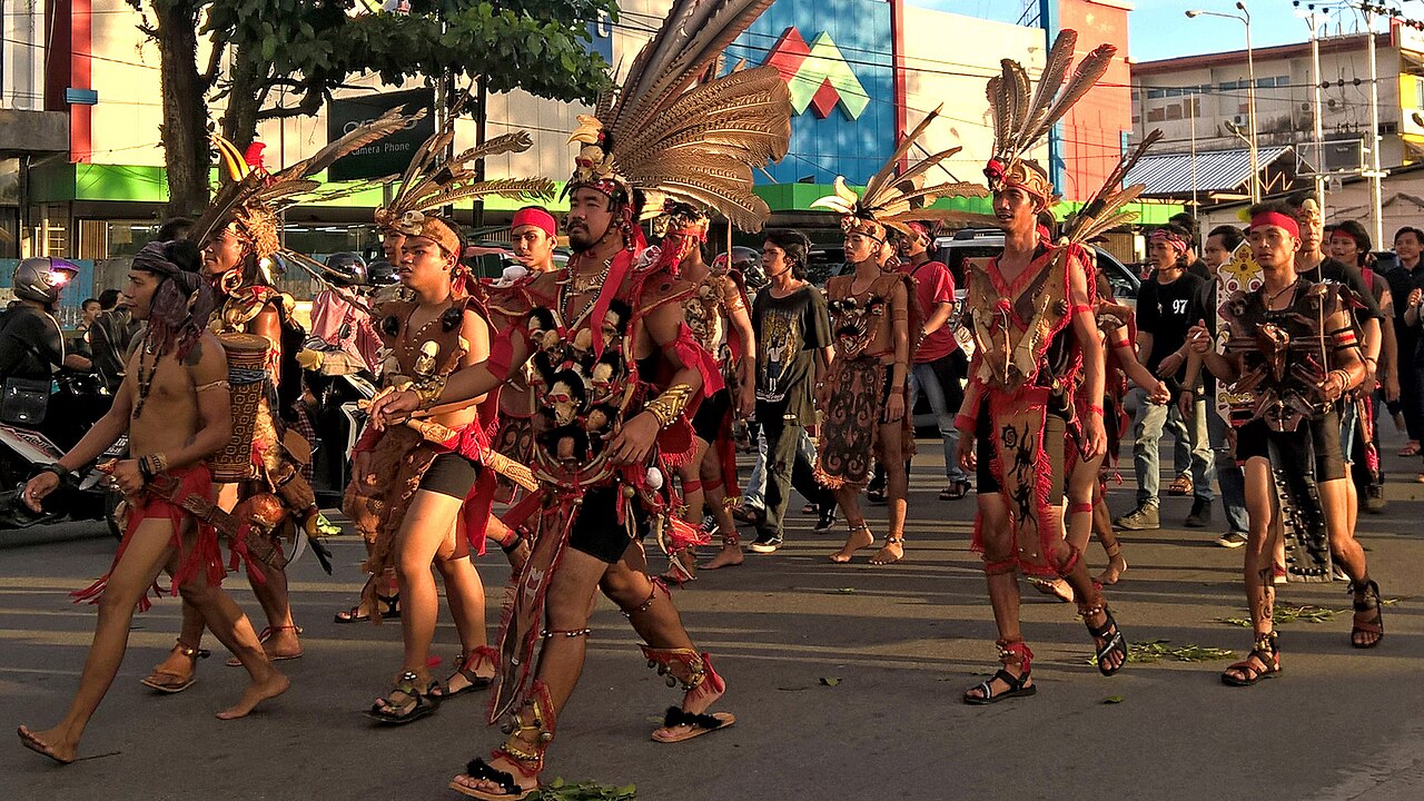 A Gawai Dayak celebration in Pontianak today