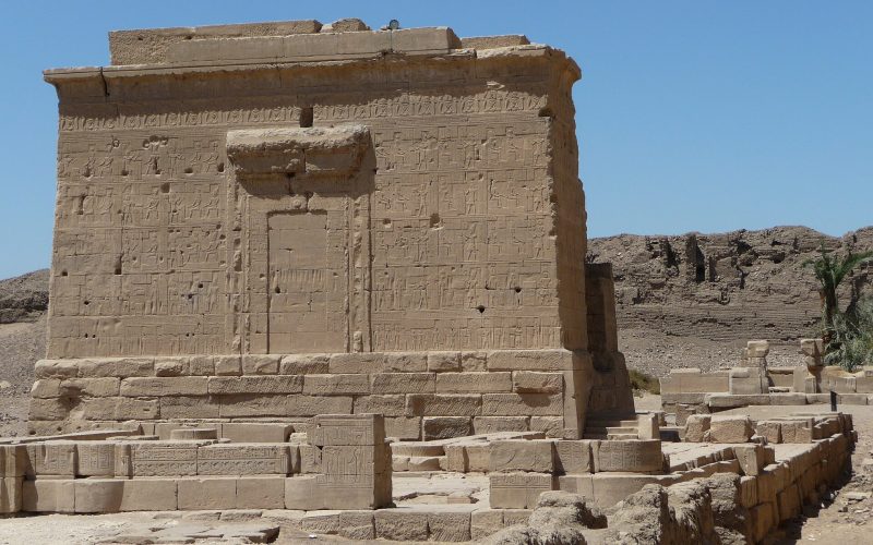 The Temple of Hathor at Dendera, one of the best-preserved temple complexes in Egypt.