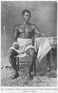 A Duala gentleman in Deido, one of the quarters of old Douala.