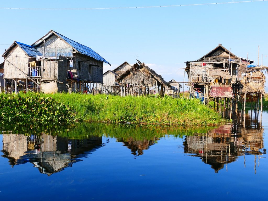 Traditional stilt dwelling