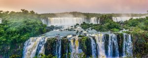 Rainforest waterfall