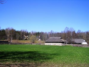 A traditional Estonian farmstead