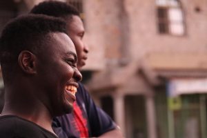 A smiling face