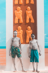 Vodun celebrants in Benin, home of the great voodoo festivals