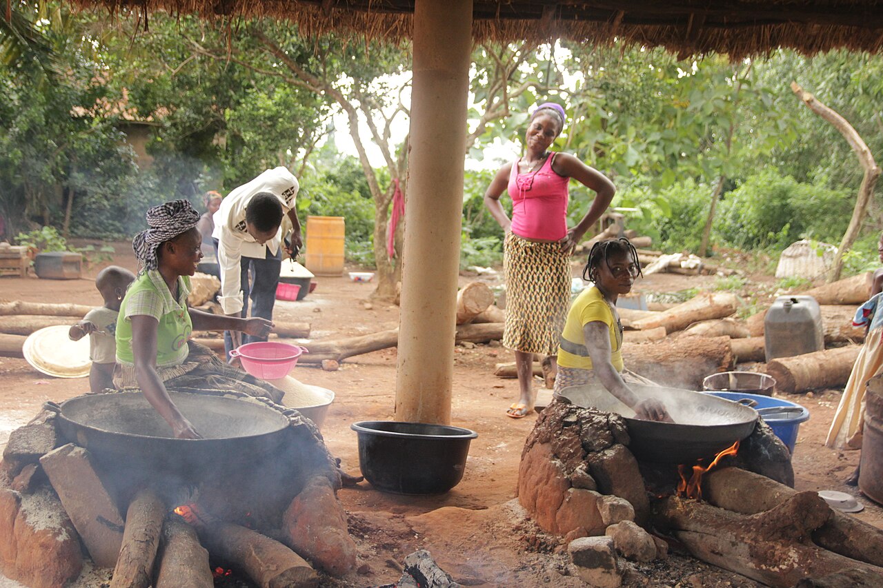 Gari, the cassava staple of Benin and the Fon