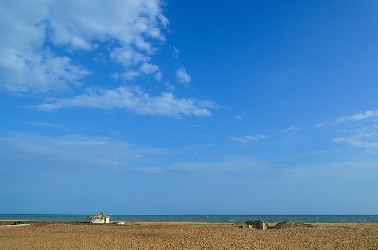 The coast at Ouidah, in the Fon homeland of southern Benin