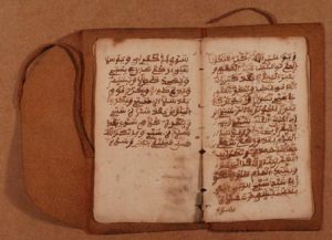 A West African manuscript; the Fon language is today written in the Latin script