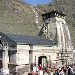 The Kedarnath temple, a great Himalayan shrine of the Garhwal region