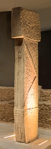 One of the great circular stone enclosures of Gobekli Tepe.