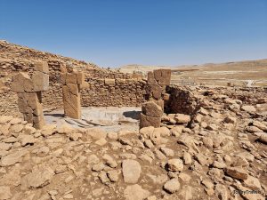 The great T-shaped stone pillars of Gobekli Tepe, the world's oldest known temple.