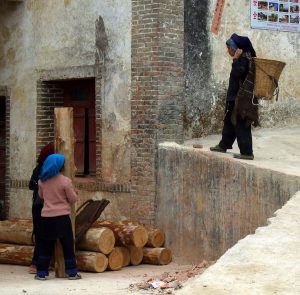A Hani village of Yuanyang county, Yunnan