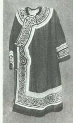 A Hezhen (Nanai) woman in costume