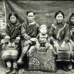 A Hezhen (Nanai) family