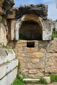The Temple of Apollo and the sacred precinct at Hierapolis.