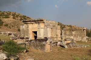 The vast necropolis of Hierapolis, with its many ancient tombs.