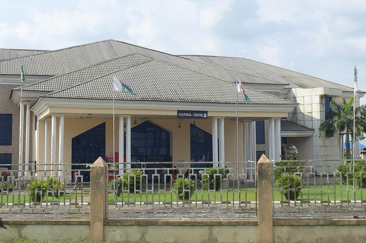 The cultural centre at Yenagoa, capital of Bayelsa, an Ijaw heartland.