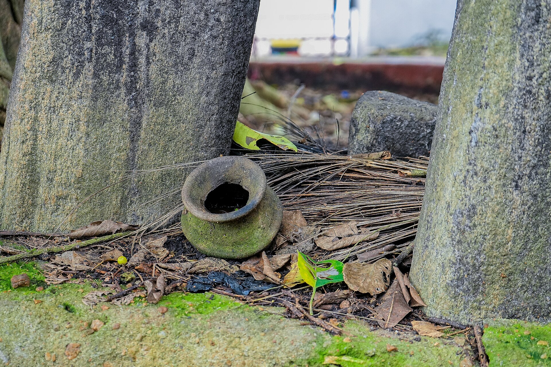 The shrine of Oke Mogun in Ile-Ife, one of the sacred sites of the Yoruba spiritual capital