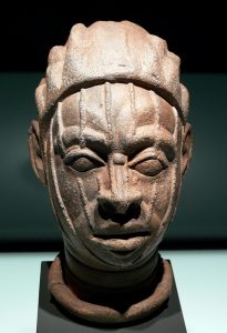 A terracotta head from Ife, modelled with the same serene realism as the kingdom's metal sculptures