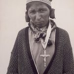 An Innu woman; the Innu are an Algonquian people of Quebec and Labrador.