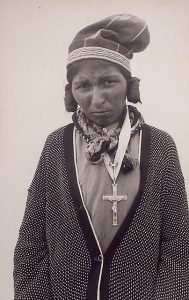 An Innu woman; the Innu are an Algonquian people of Quebec and Labrador.