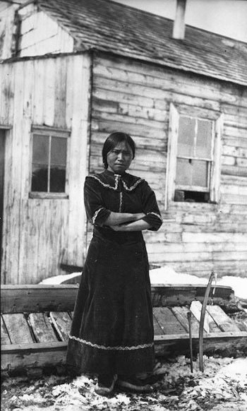 An Innu person of the northern forests.