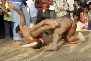 Kushti wrestling, a great tradition of the Jat rural fairs