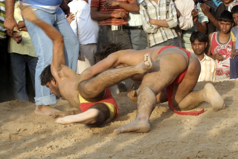 Kushti wrestling, a great tradition of the Jat rural fairs