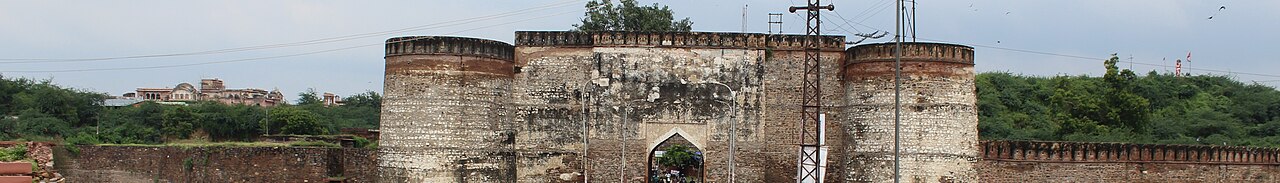The fort of Bharatpur, seat of the Jat kingdom of Suraj Mal